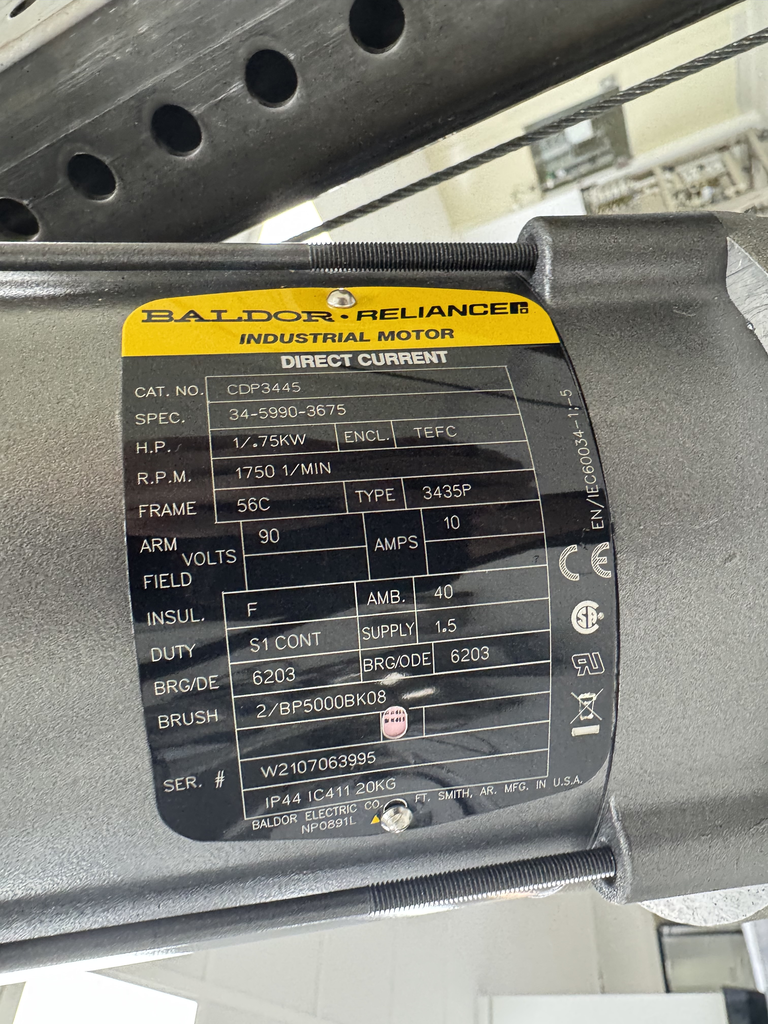 Indco Washguard Speed Controller Baldor Motor Homogenizer Mixer VG Condition