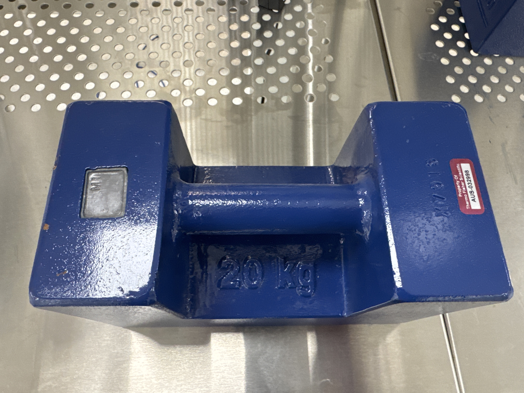 Mettler Toledo 20kg Calibration Weight Stainless Steel With Grip Handle Style