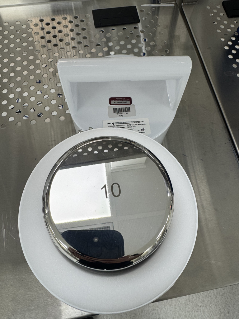 Mettler 10kg Calibration Weight Scale Accessories Reliable Utility