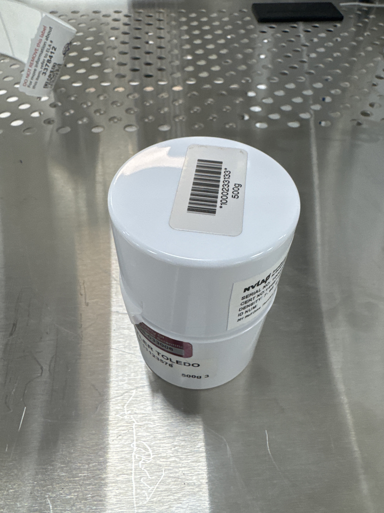 Mettler Toledo 500g ASTM Calibration Weight Near New Precision Accurate
