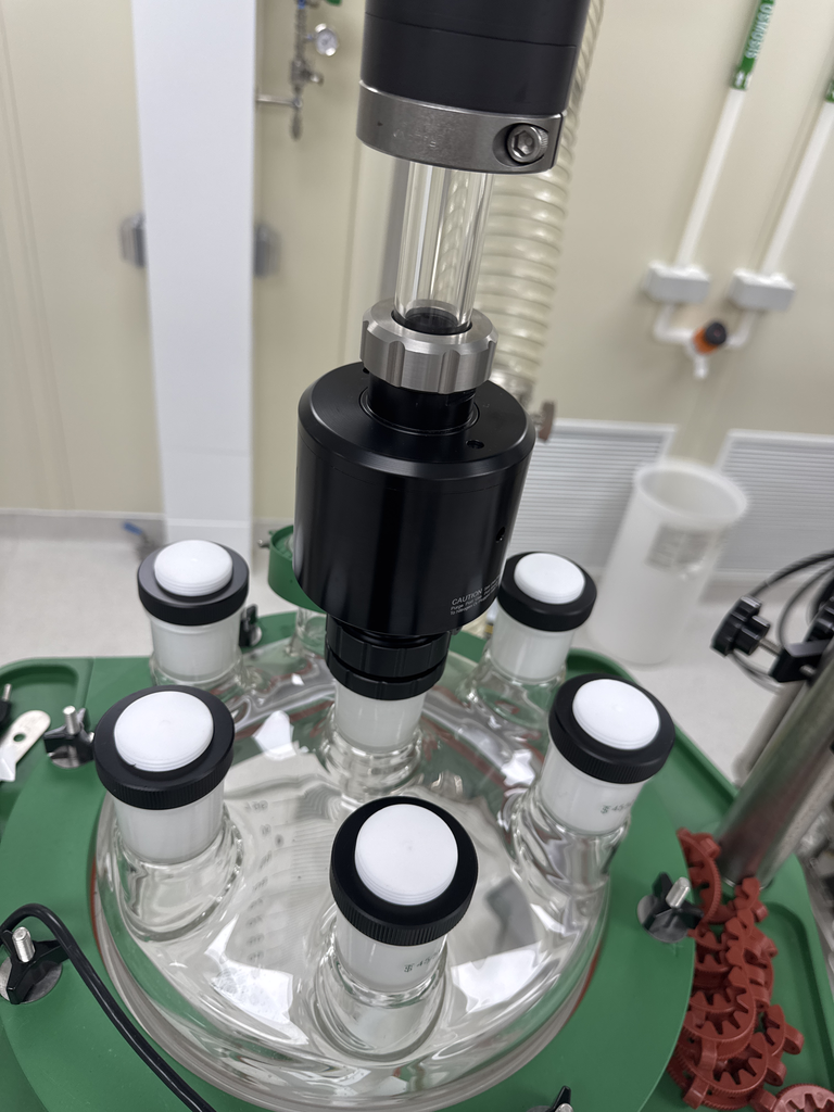 Chemglass 100L Reactor System Unjacketed 6-Neck Digital Controller XP