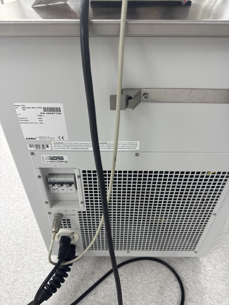 Julabo FP51 Chiller Heater 51 to 200C 22-26L Min Near New Condition