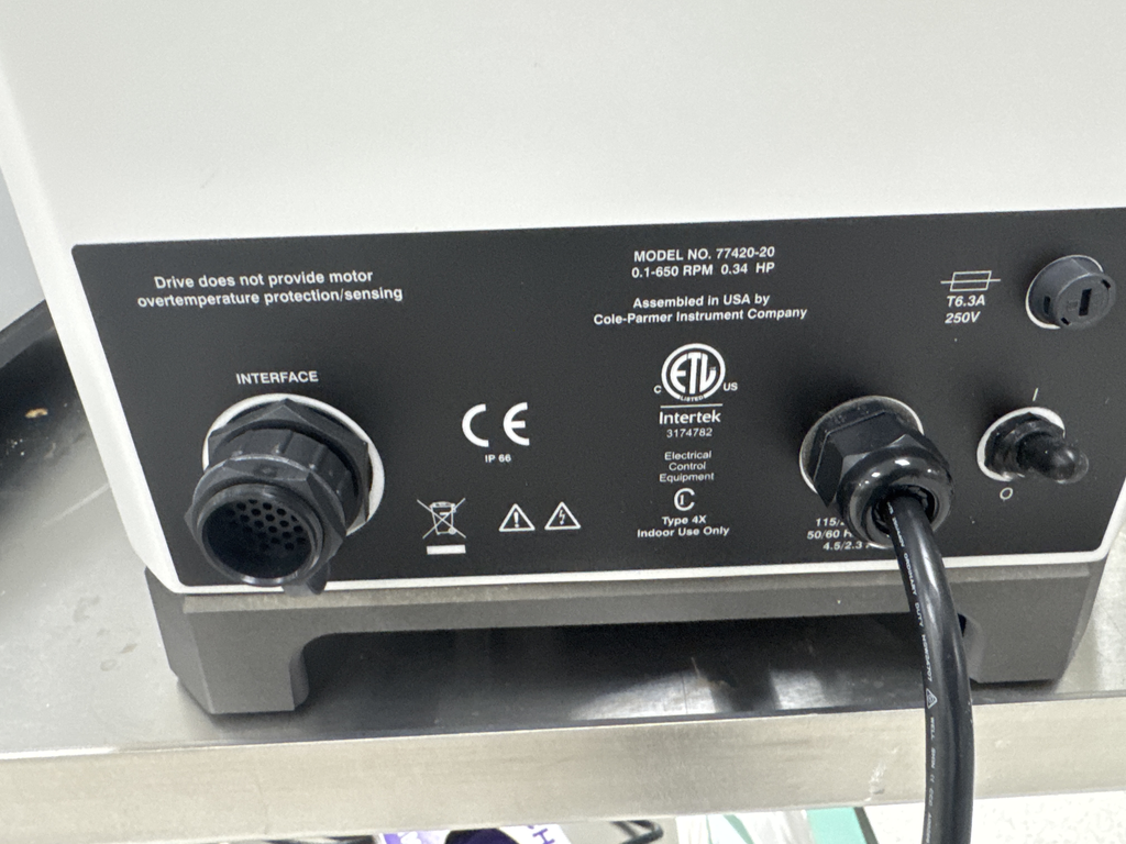 MasterFlex 77602-10 Peristaltic Pump Head Includes Computer In Use Excellent