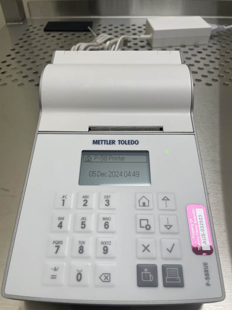 Mettler Toledo P-58RUE Printer Computer IT Printer Excellent Condition