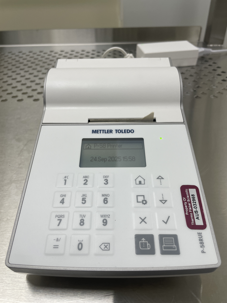 Mettler Toledo P-58RUE  Printer - 120V, 60Hz Fast Output Performance