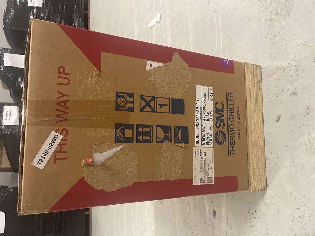 SMC HRS012 Thermo Chiller Air Cooled 1300W Self Diagnosis Compact Design