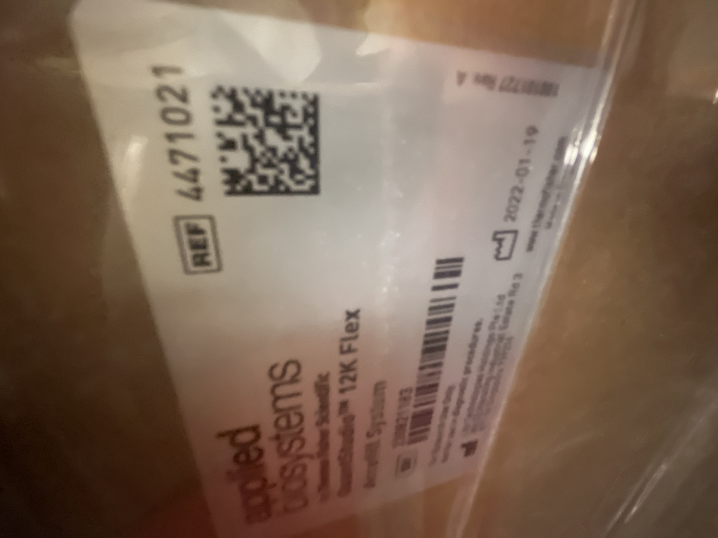 ABI QuantStudio 12K Flex System Molecular Biology Real Time PCR High Throughput