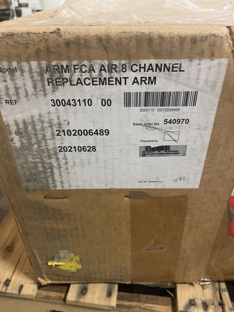 TECAN ARM FCA AIR 8 CHANNEL REPLACEMENT ARM Robotic Automation Excellent