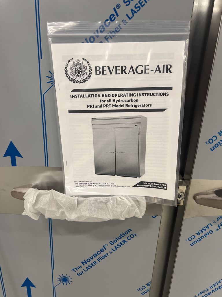 Beverage-Air PRI2HC-1AS Roll-In Refrigerator 70.84 cu ft Temperature Control
