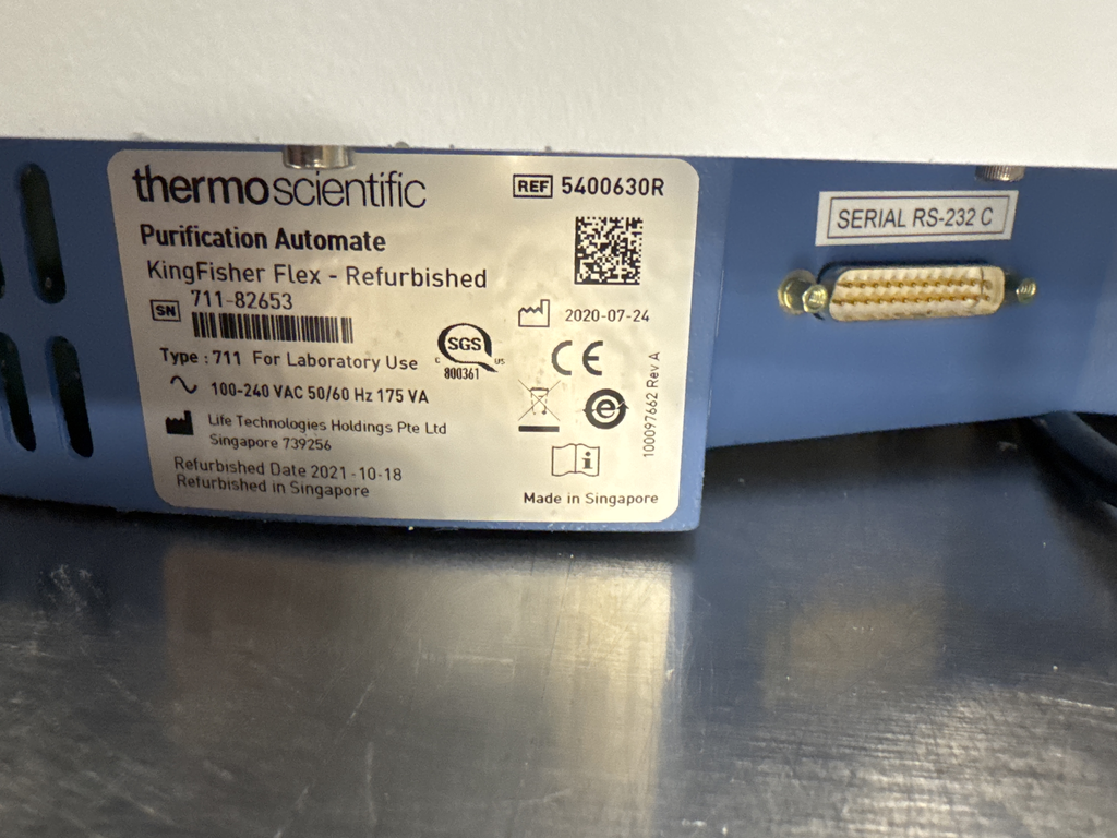 Thermo KingFisher Flex Purification Automate Liquid Handling DNA RNA Compatible G