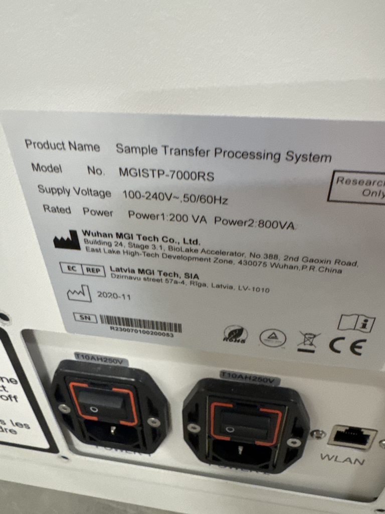MGI MGISTP-7000RS Sample Transfer Processor 192 Samples/40min Comp/Software