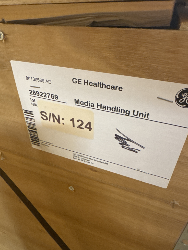 GE Healthcare 28922769 Media Handling Unit - Laboratory Equipment, Unused