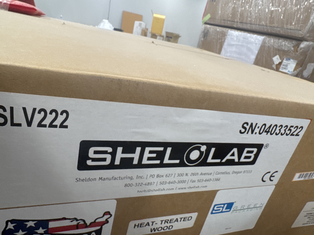 Shelolab SLV222 Vacuum Oven Laboratory Drying Equipment with Power Cord