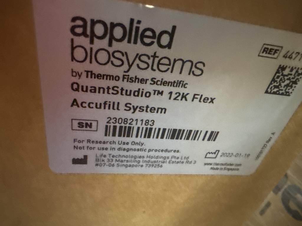 ABI QuantStudio 12K Flex System Molecular Biology Real Time PCR High Throughput