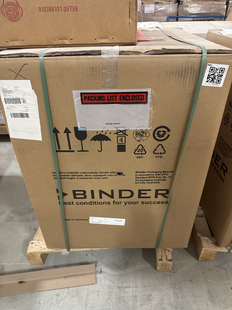 Binder KB 53 Refrigerated Incubator -10 to 100C 1.9 cu ft Compressor