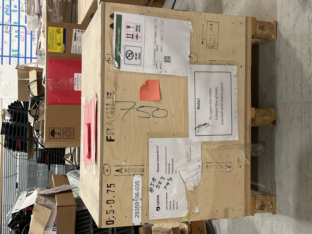 Cytiva Bypass Valve Kit 3/4 G Valve Kit Good Cosmetic Wear Testing