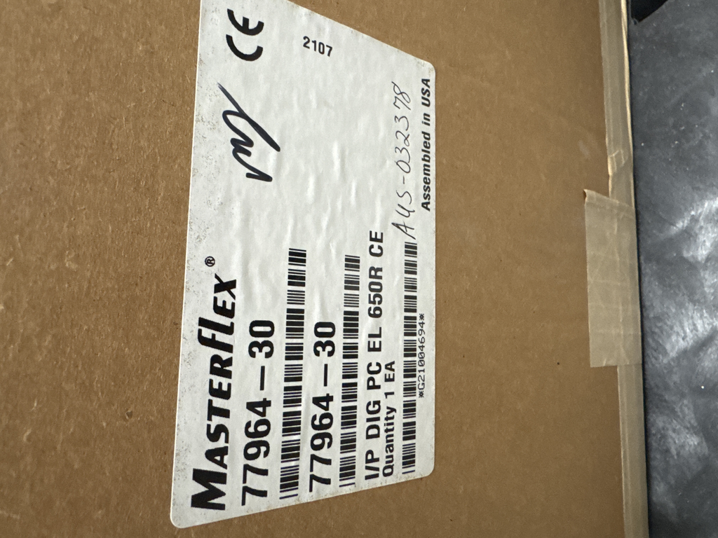 MasterFlex 77964-30 Digital Process Pump IP Peristaltic Near-New Condition
