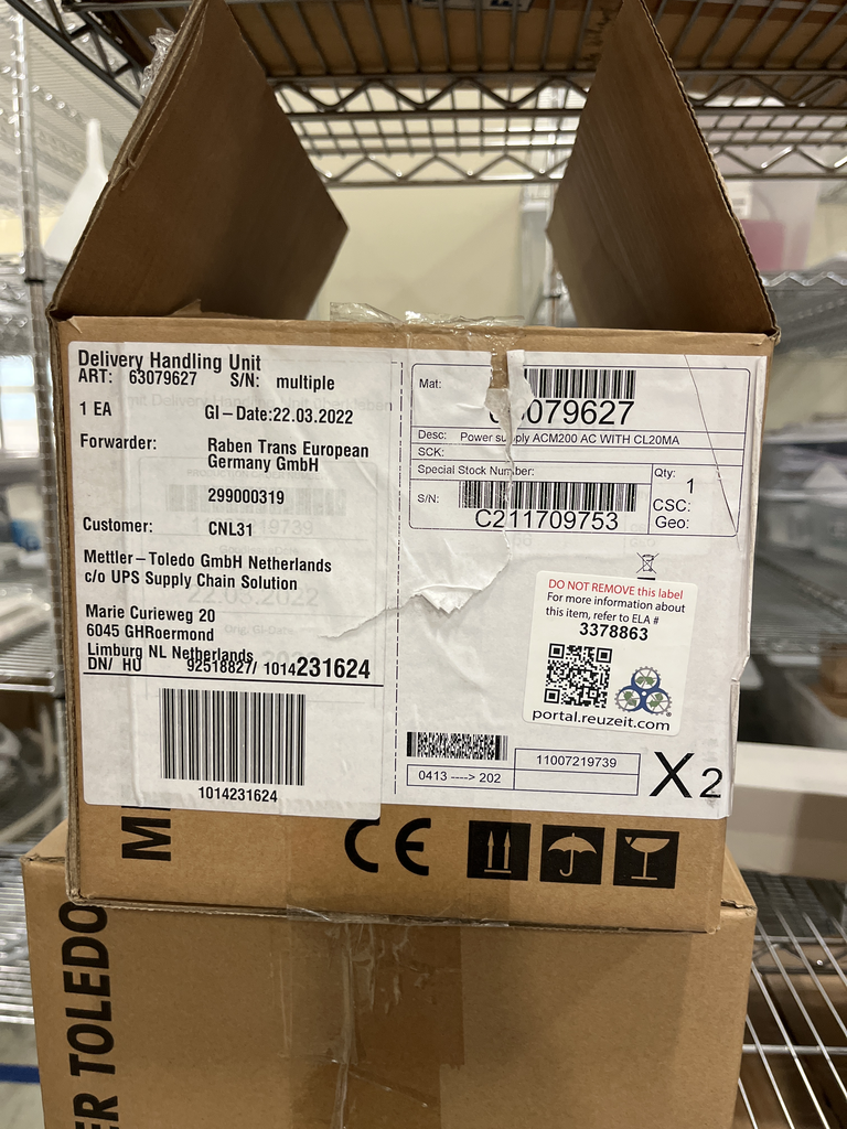 Mettler Toledo Power supply ACM200 AC WITH CL20MA Turnkey System