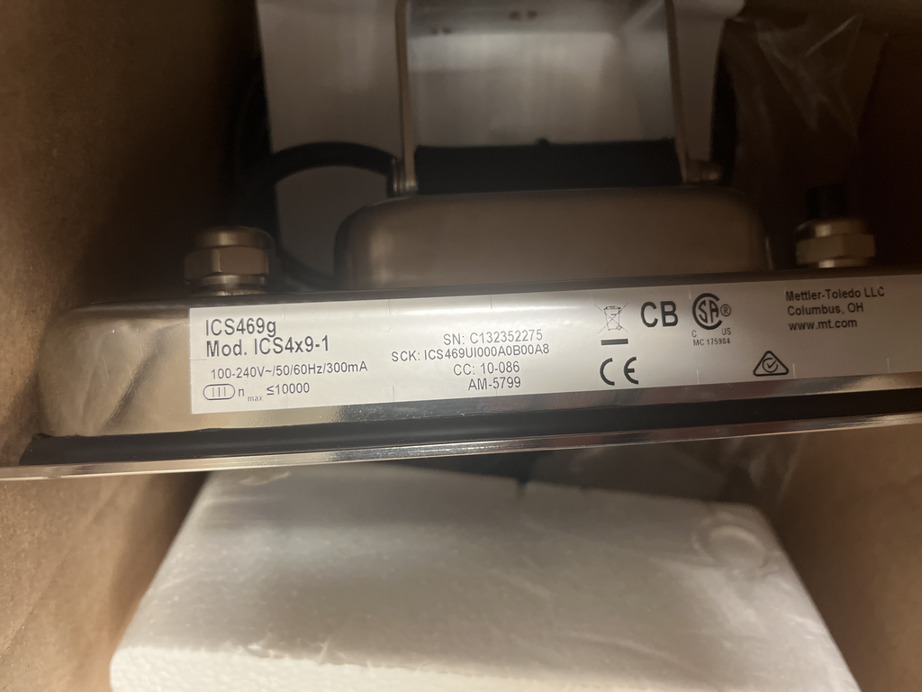 Mettler Toledo ICS4_9 Terminal Scale Balance Turnkey Fully Functional System