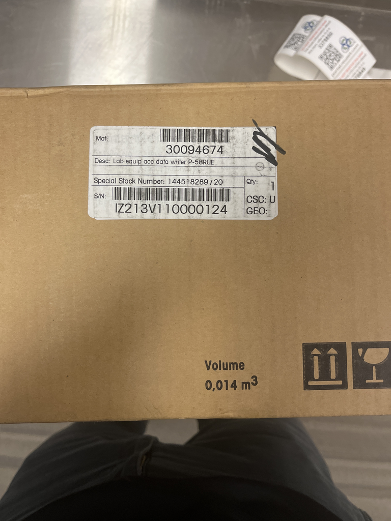 Mettler Toledo Lab Equip Acc Data Writer P-58RUE Analytical Accessory 120V