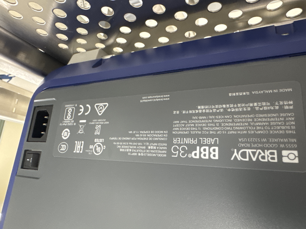 Brady BBP35 Label Printer Excellent Labeling High Throughput Wide Format