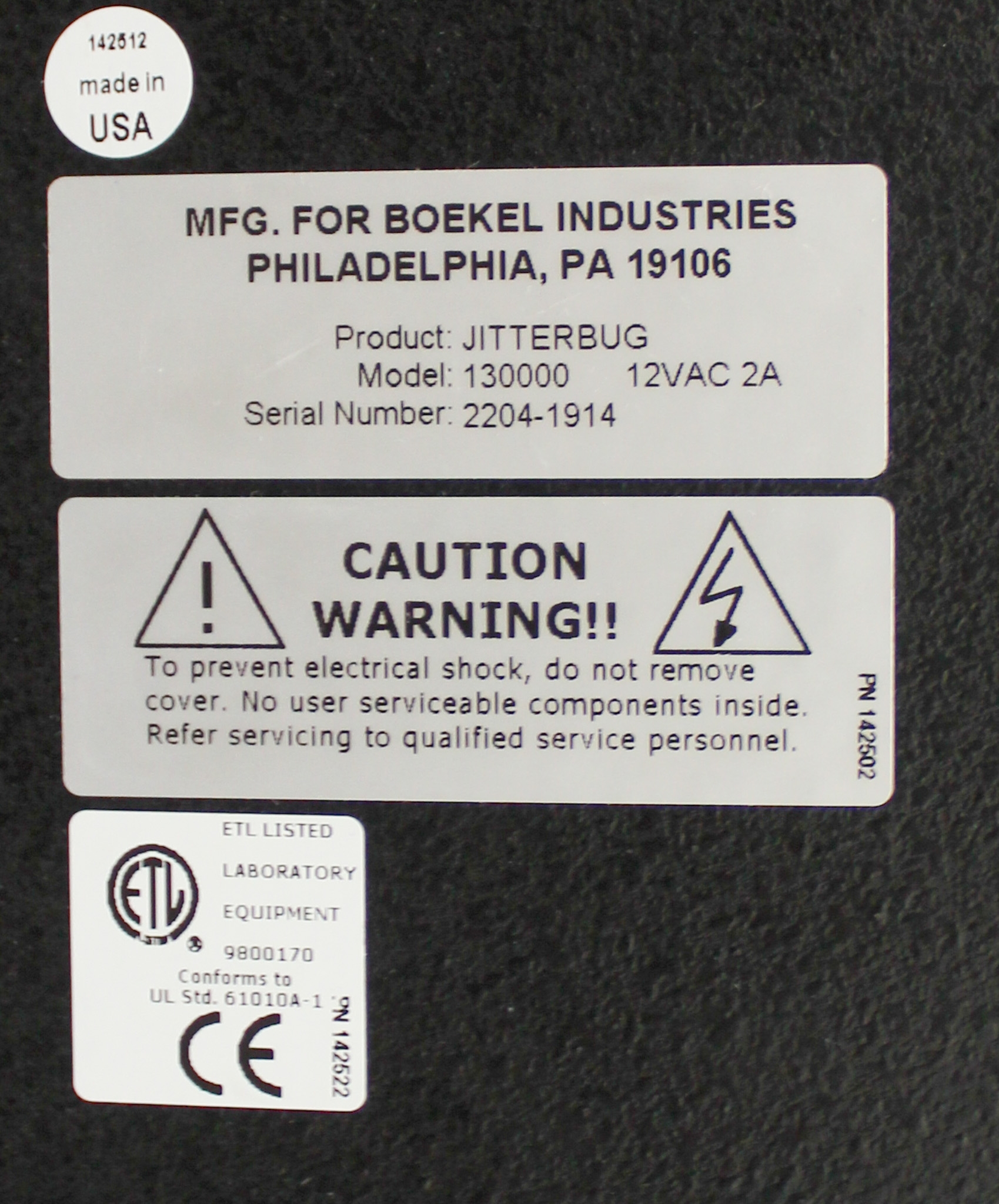 Boekel 130000 Incubated Microplate Shaker Ideal for ELISA PCR Heating