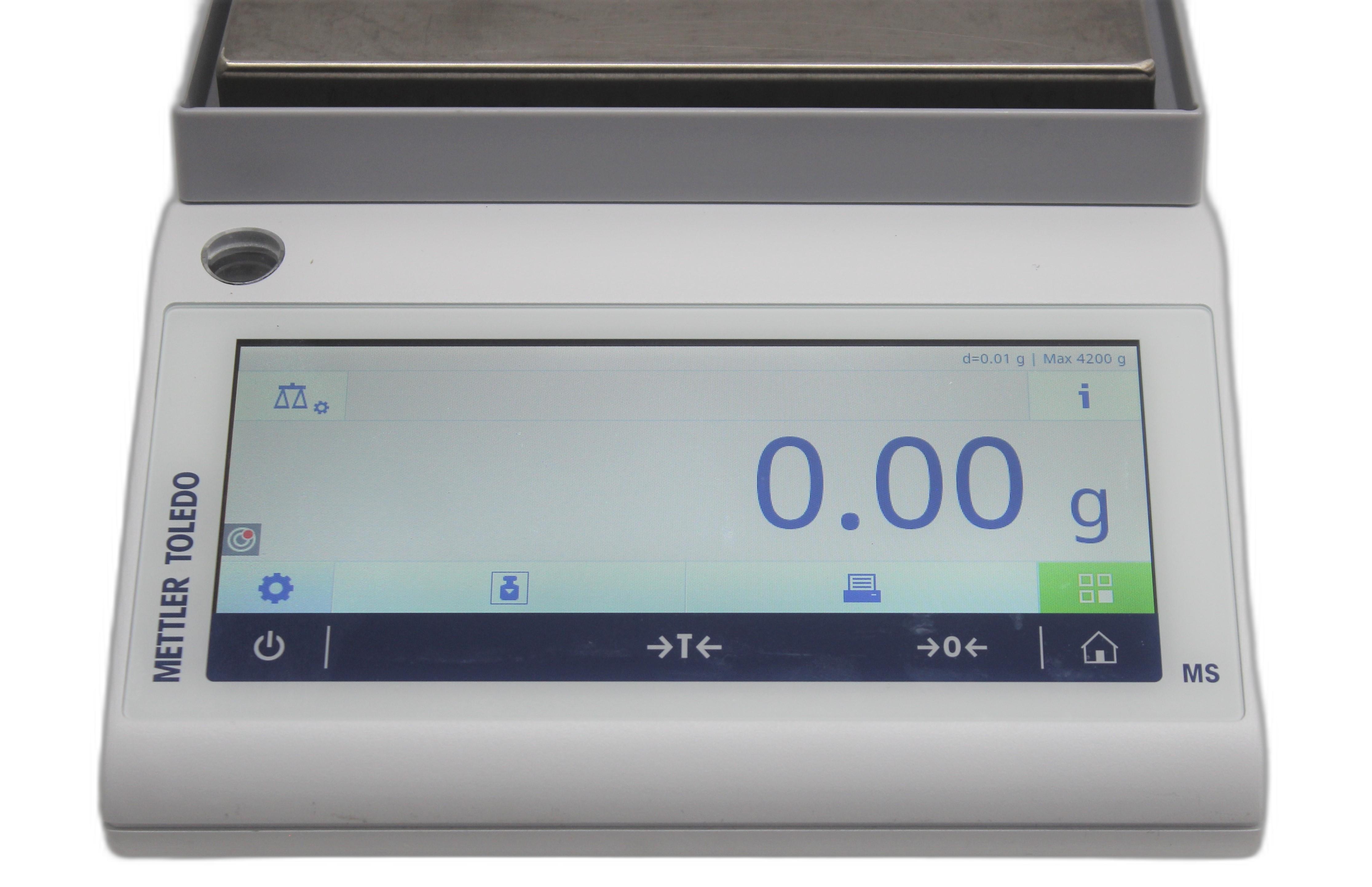 Mettler-Toledo MS4002TS Precision Balance 4200g Capacity Turn-Key Refurbished