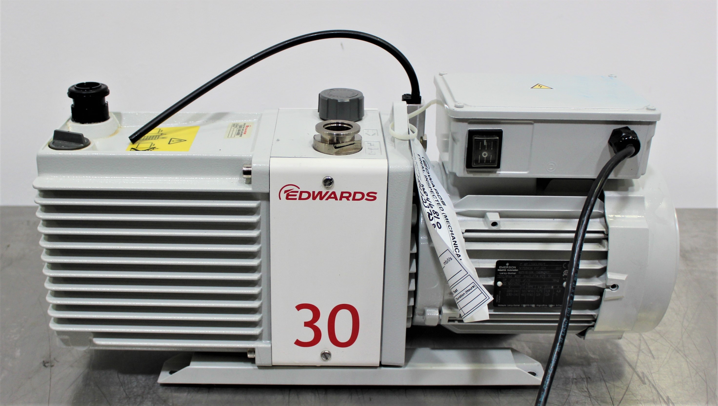 Edwards E2M30 Vacuum Pump 0.5hp High and Low Throughput Quiet Operation