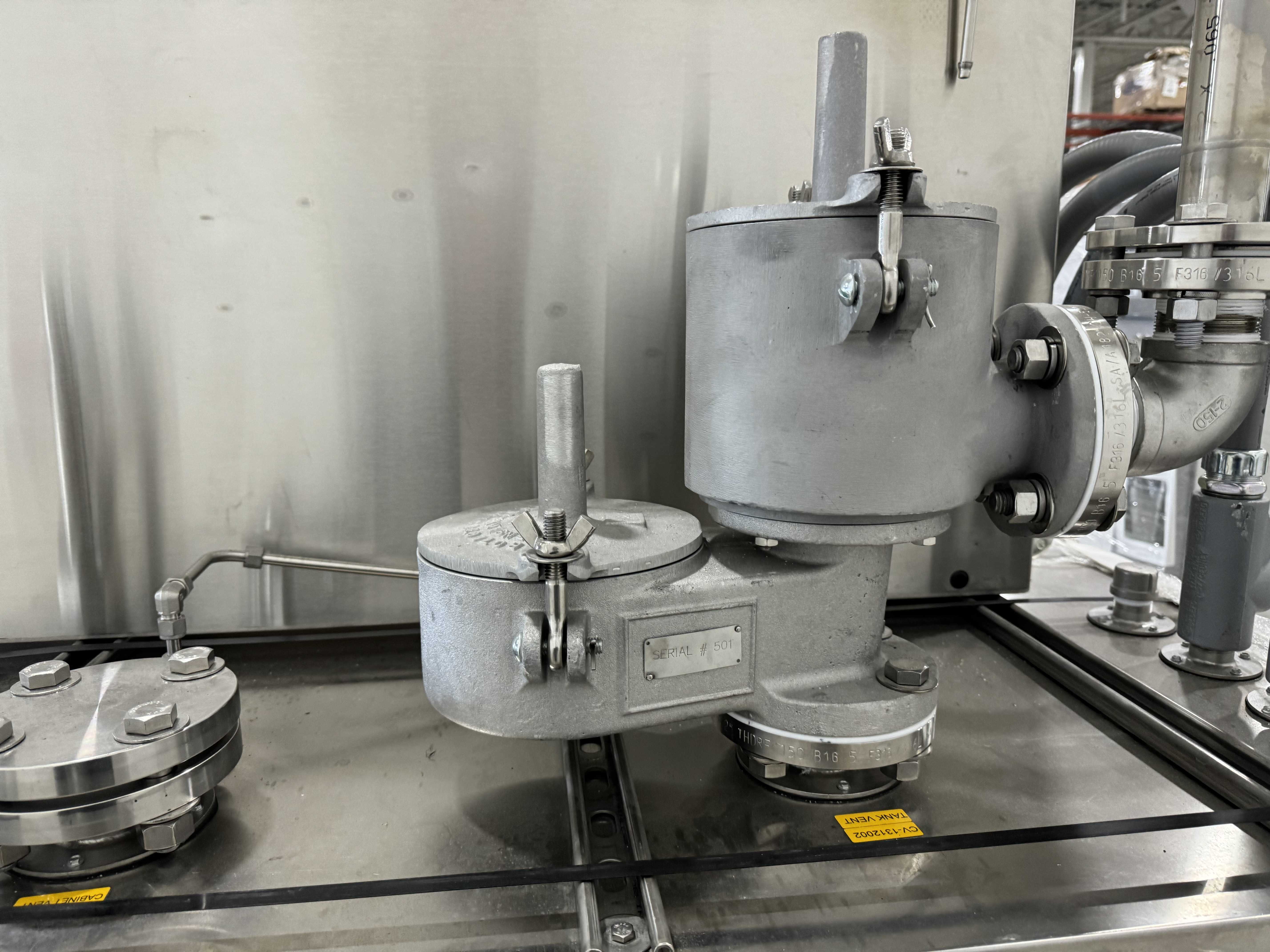 Wastech SSPLS-30-005 Solvent Dispense System - 30 Gal, Stainless, Used