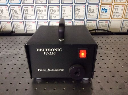 Deltronic VI-150 Video Illuminator Small Benchtop Variable Light Used