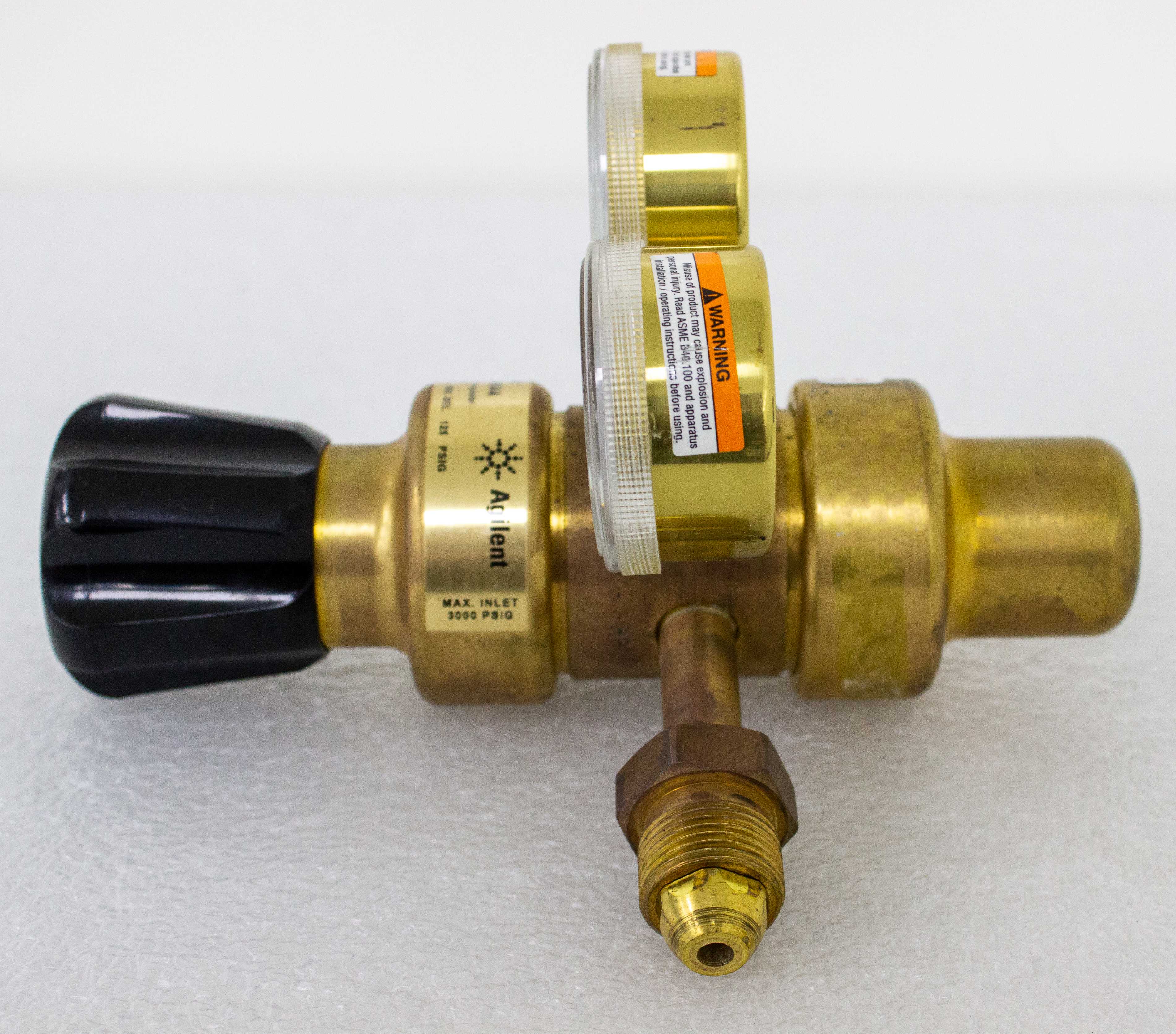 Agilent 5183-4644 Gas Pressure Regulator 2-Stage Stainless & Brass