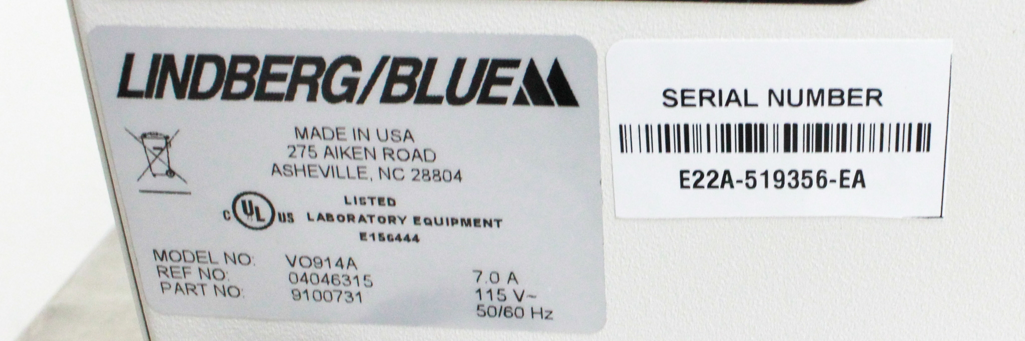 Thermo VO914A Vacuum Oven 18.6L Capacity Digital Control 260C Used