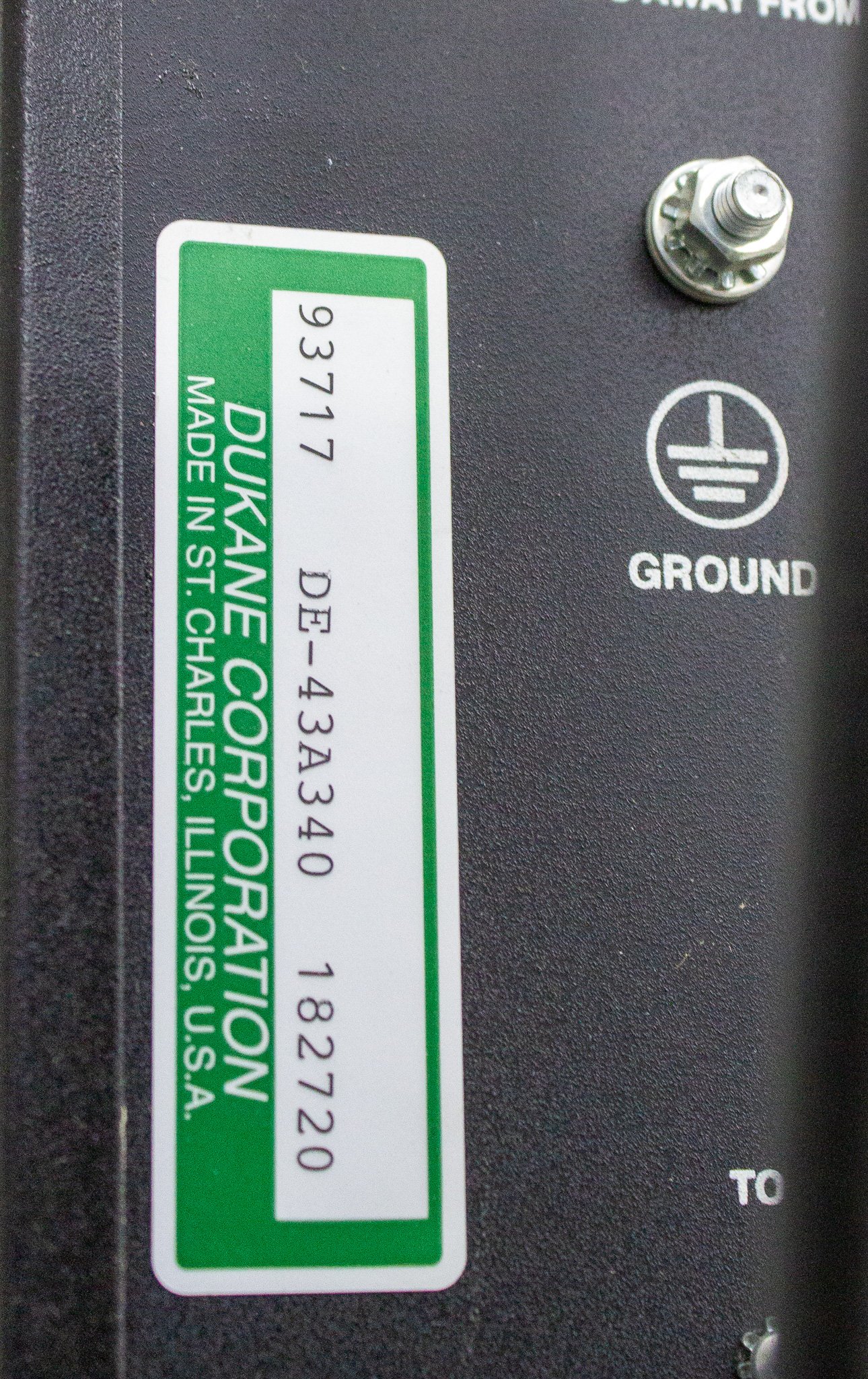 Dukane 340 Press Thruster Ultrasonic Welder Precision Dual Pressure System