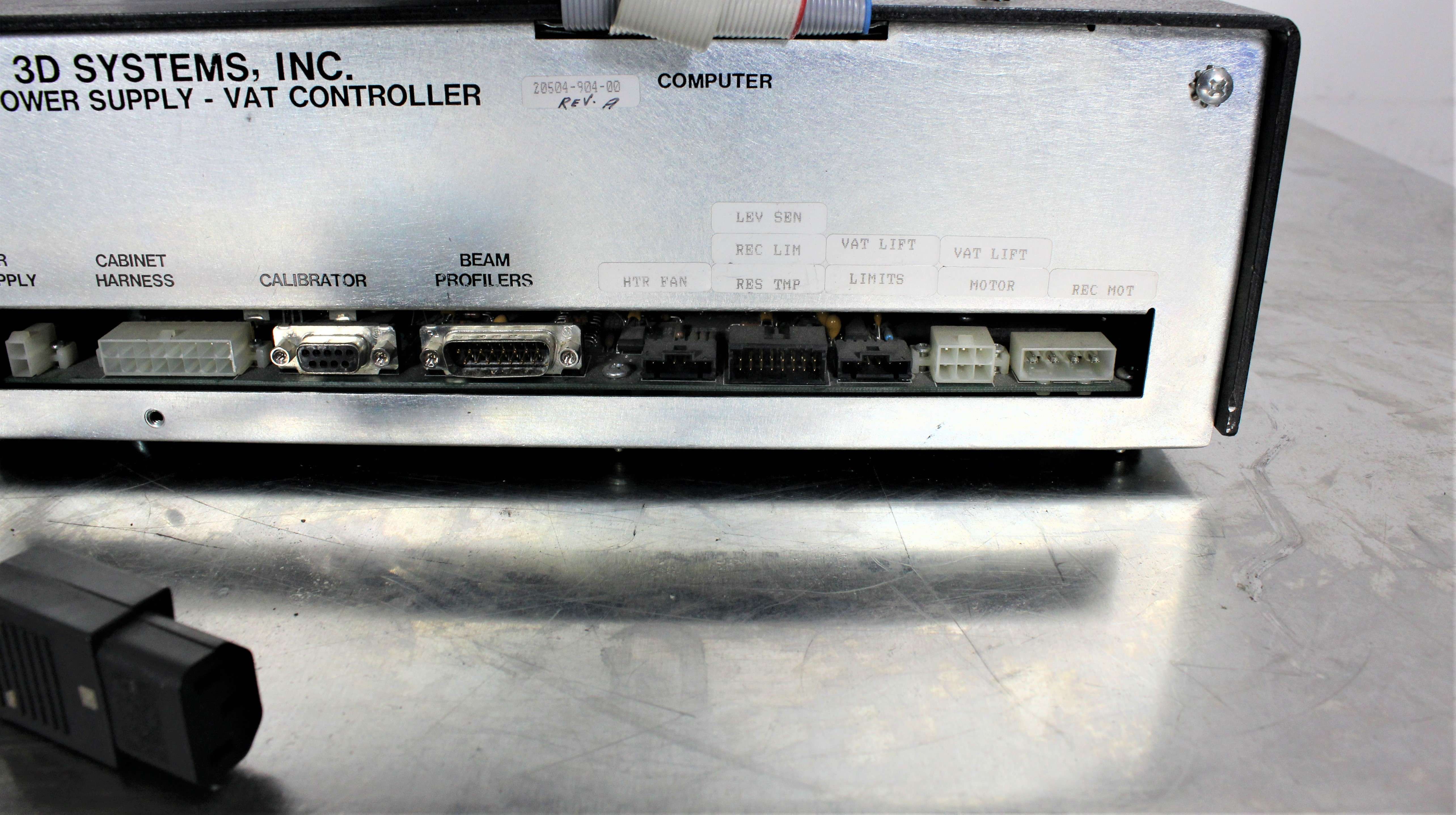 3D Systems 20504K903-02 Power Supply VAT Controller 120V/220V 50Hz/60Hz Used