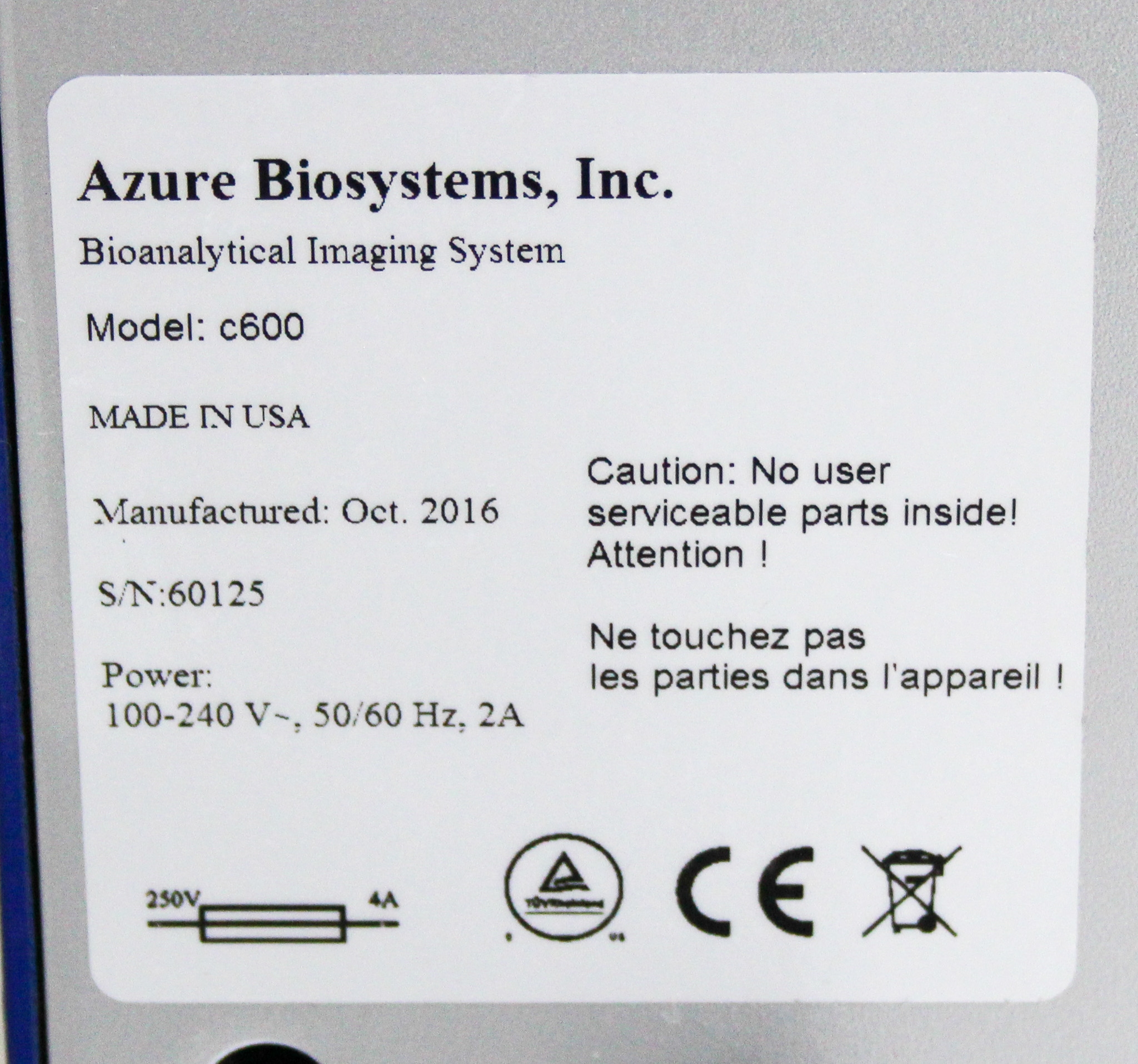 Azure C600 Gel Imaging System High-Resolution Chemiluminescence Imager