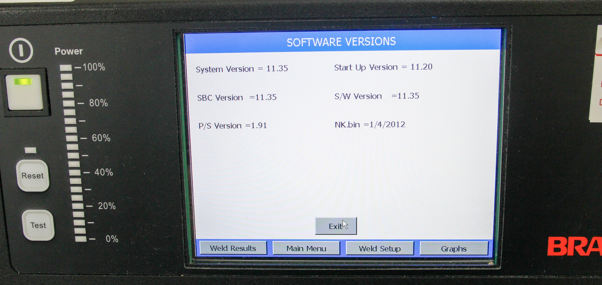 Mesa 2000x Ultrasonic Welding System Vision Station 50-60Hz 400-4400W Used