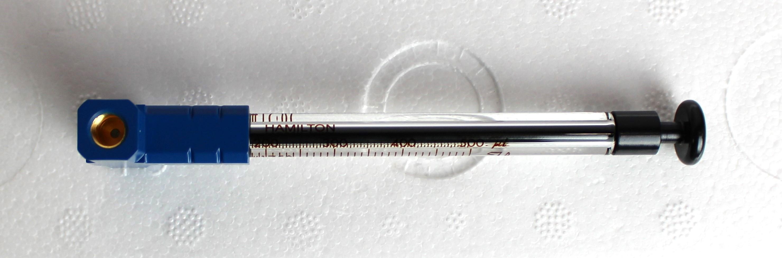 Hamilton 500uL SYR Syringe Blue Kon TS Kone 208828/01 Precision Liquid