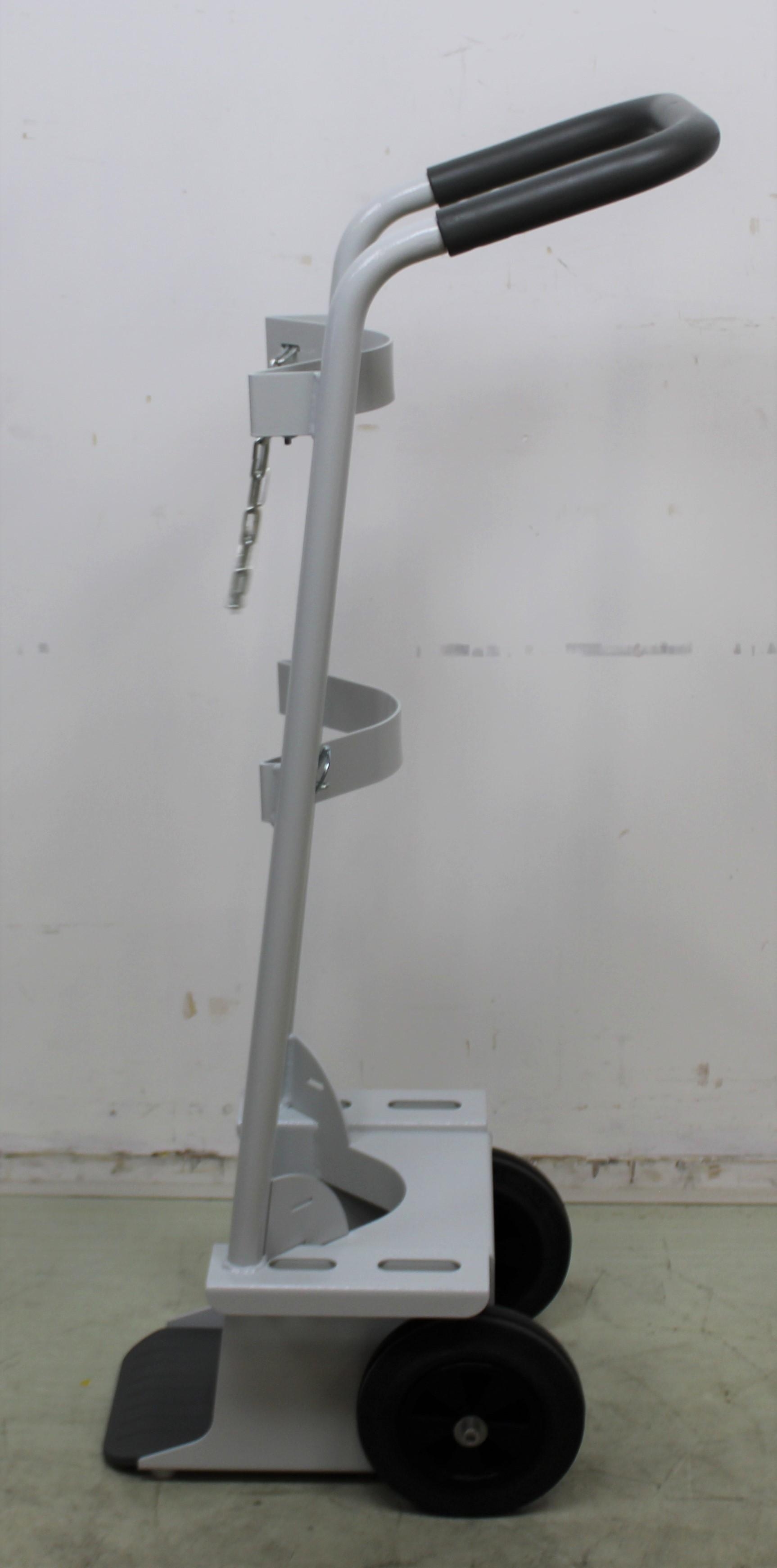 Facility Gas Cylinder Trolley Double Chain Blickle Wheels