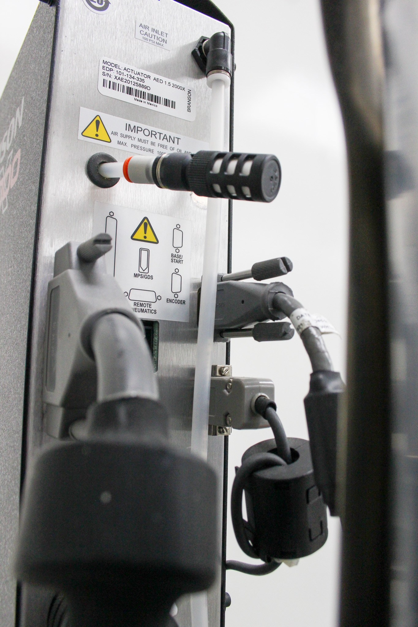 Branson Actuator AED 1.5 2000X Series Ultrasonic Welder Manual/Automated Use