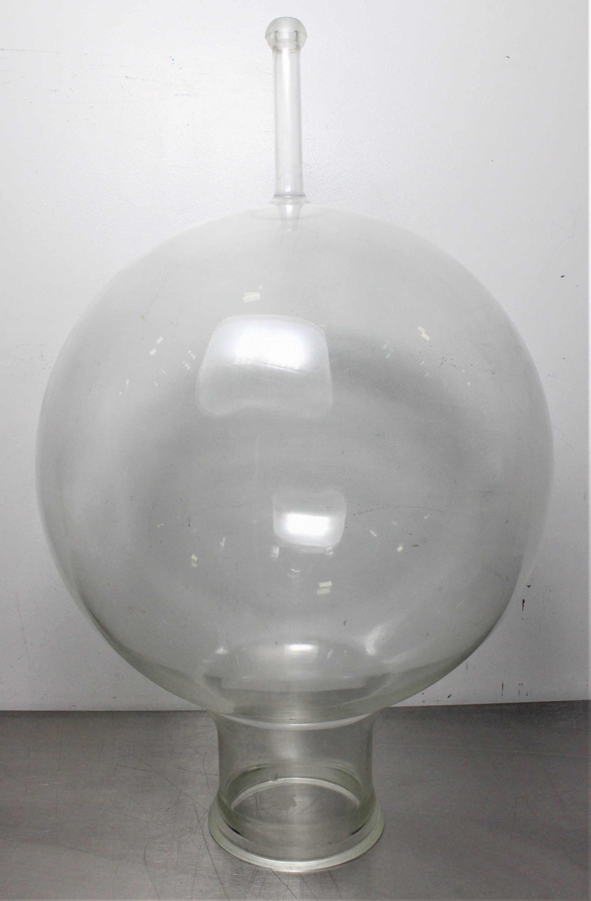 Kontes 15 Liter Round Bottom Boiling Flask with Inlet Chemistry Glassware