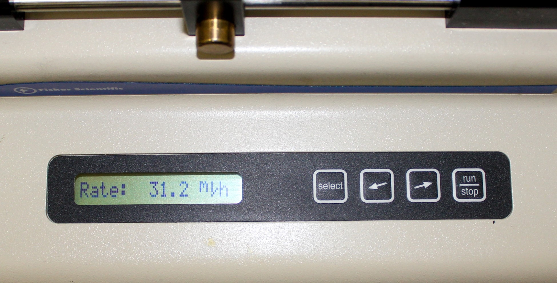 Fisher Single 78-0100 Syringe Infusion Pump 519ml/h LCD Flow Control