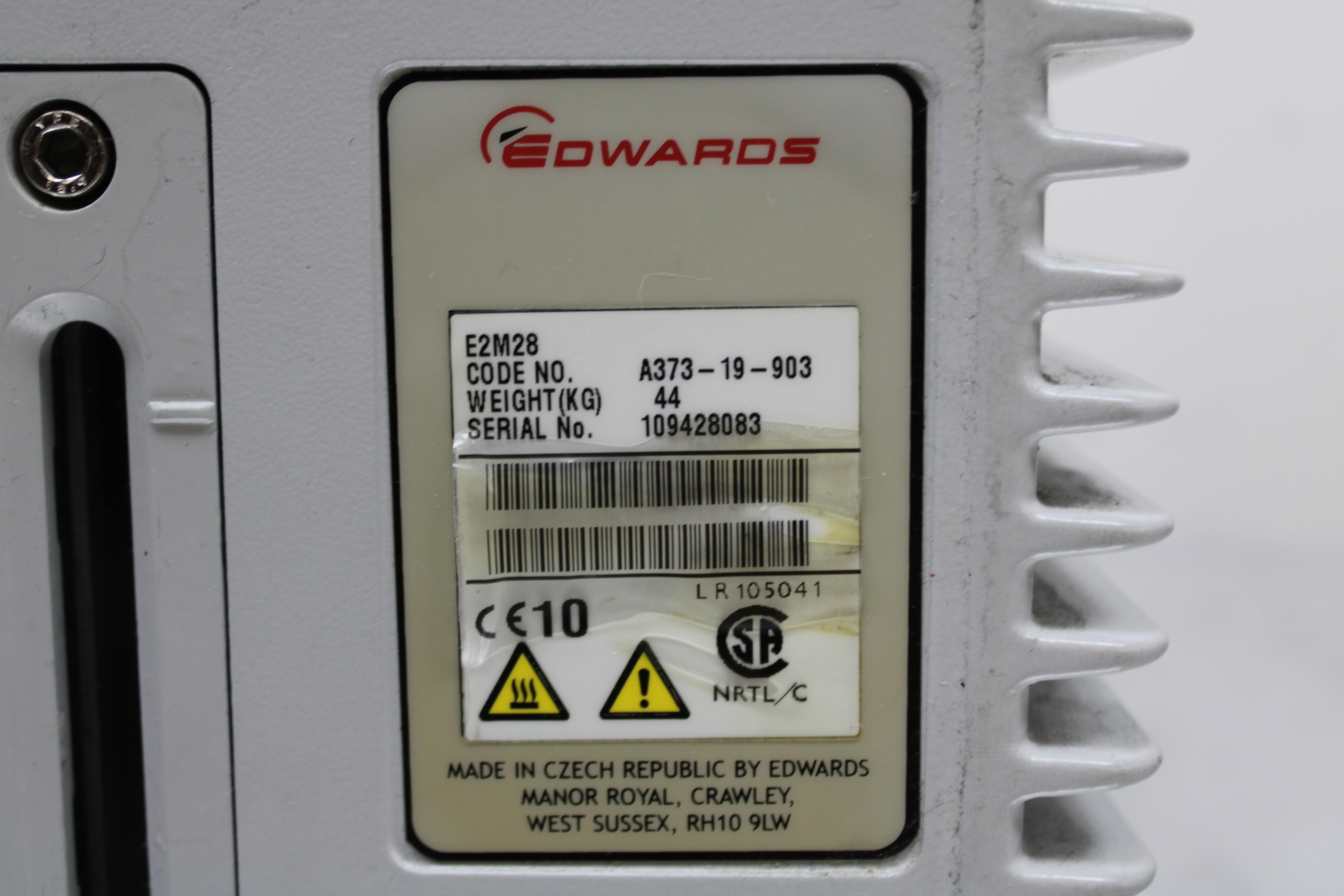 Edwards E2M28 Vacuum Pump High Vacuum 230V 50Hz/60Hz Oil Sealed System