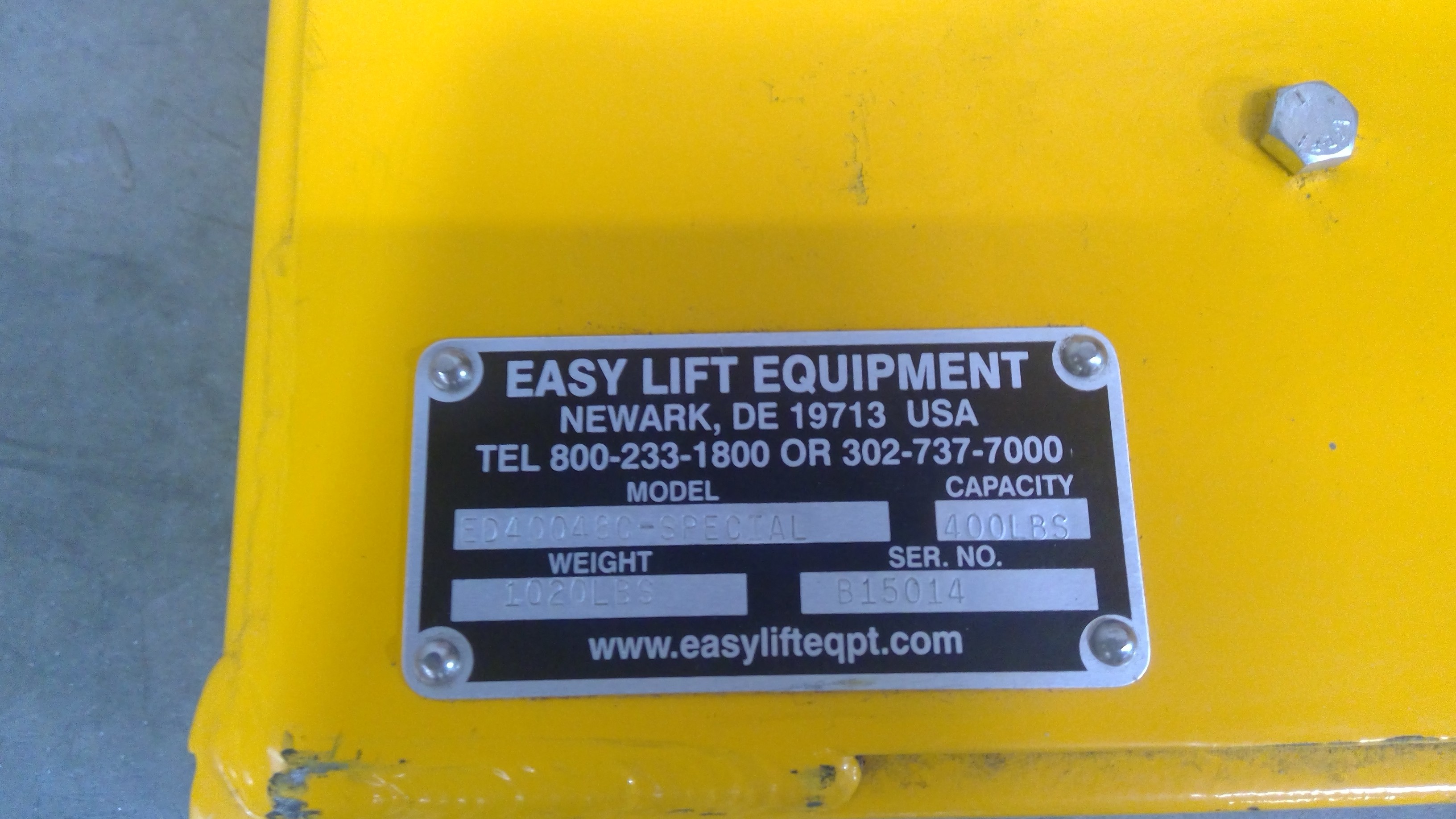 Easy Lift Equipment ED40048C-SPECIAL Drum Hauler Transporters & Dumpers