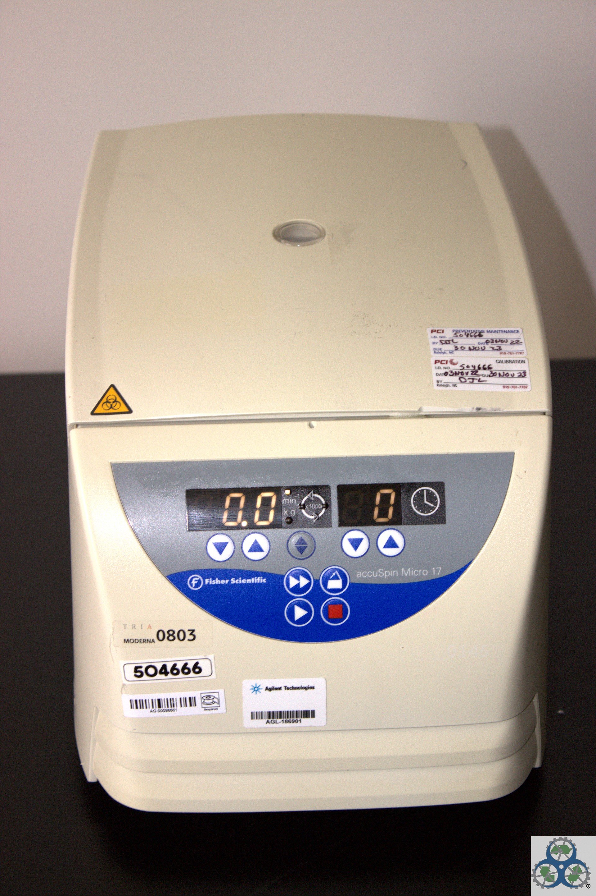 Fisher AccuSpin Micro 17 Microcentrifuge 48mL 13,300RPM 17,000xG Ventilated