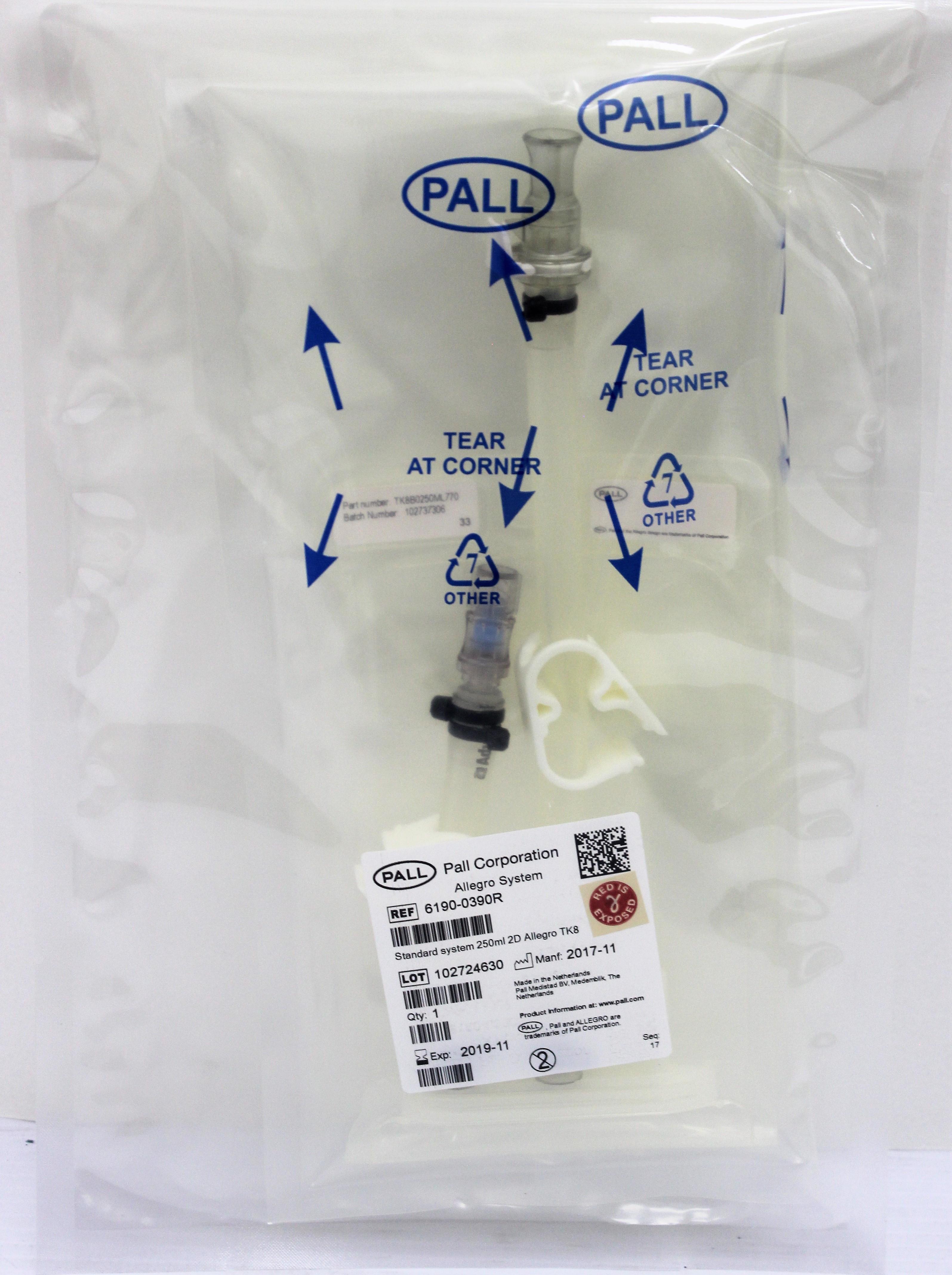 Pall Allegro System Bioreactor Accessory 250mL Medical Grade ADCF TK8