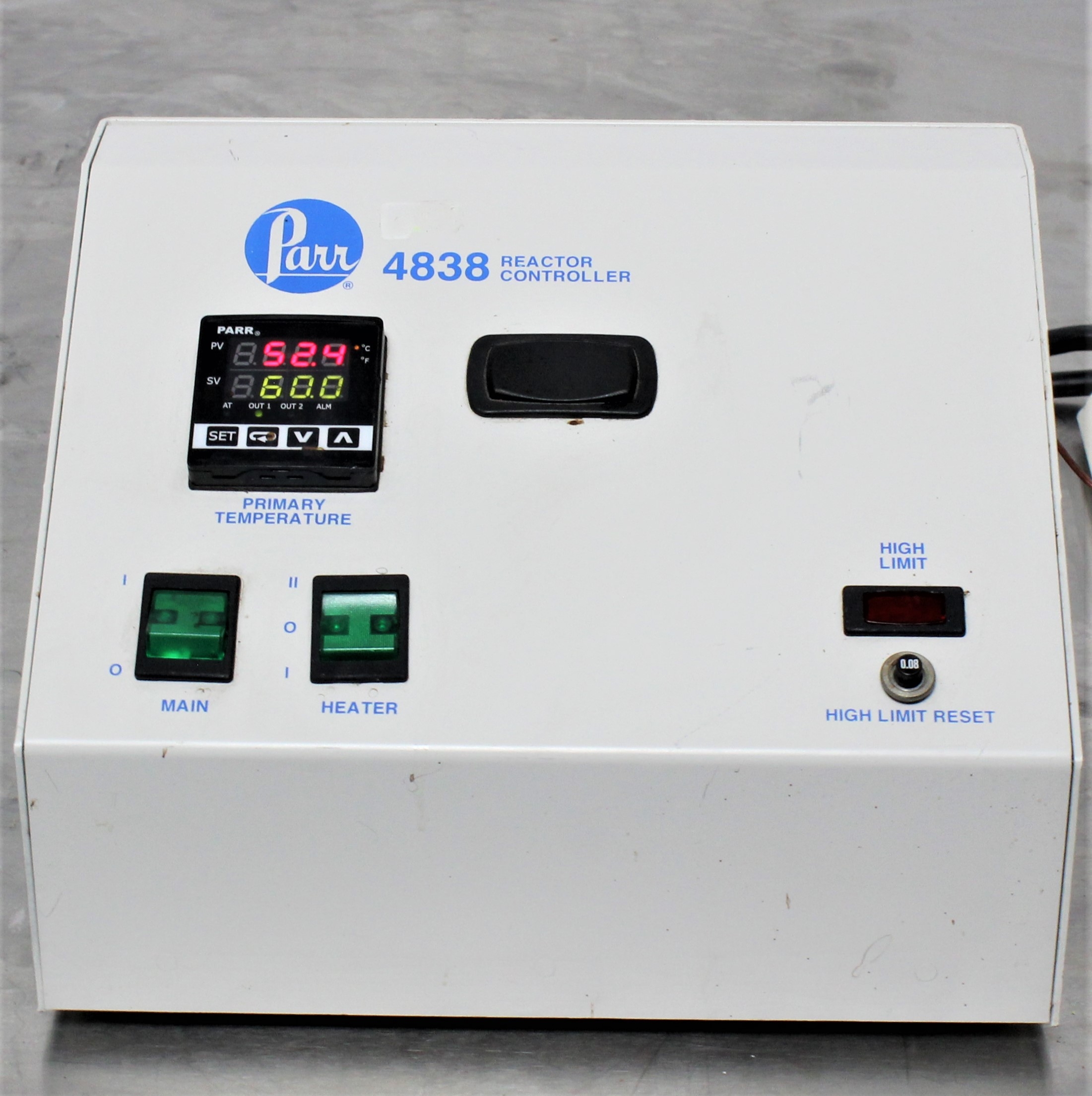 PARR 4913 4838 Temperature Controller Chemistry Controller Fair Used