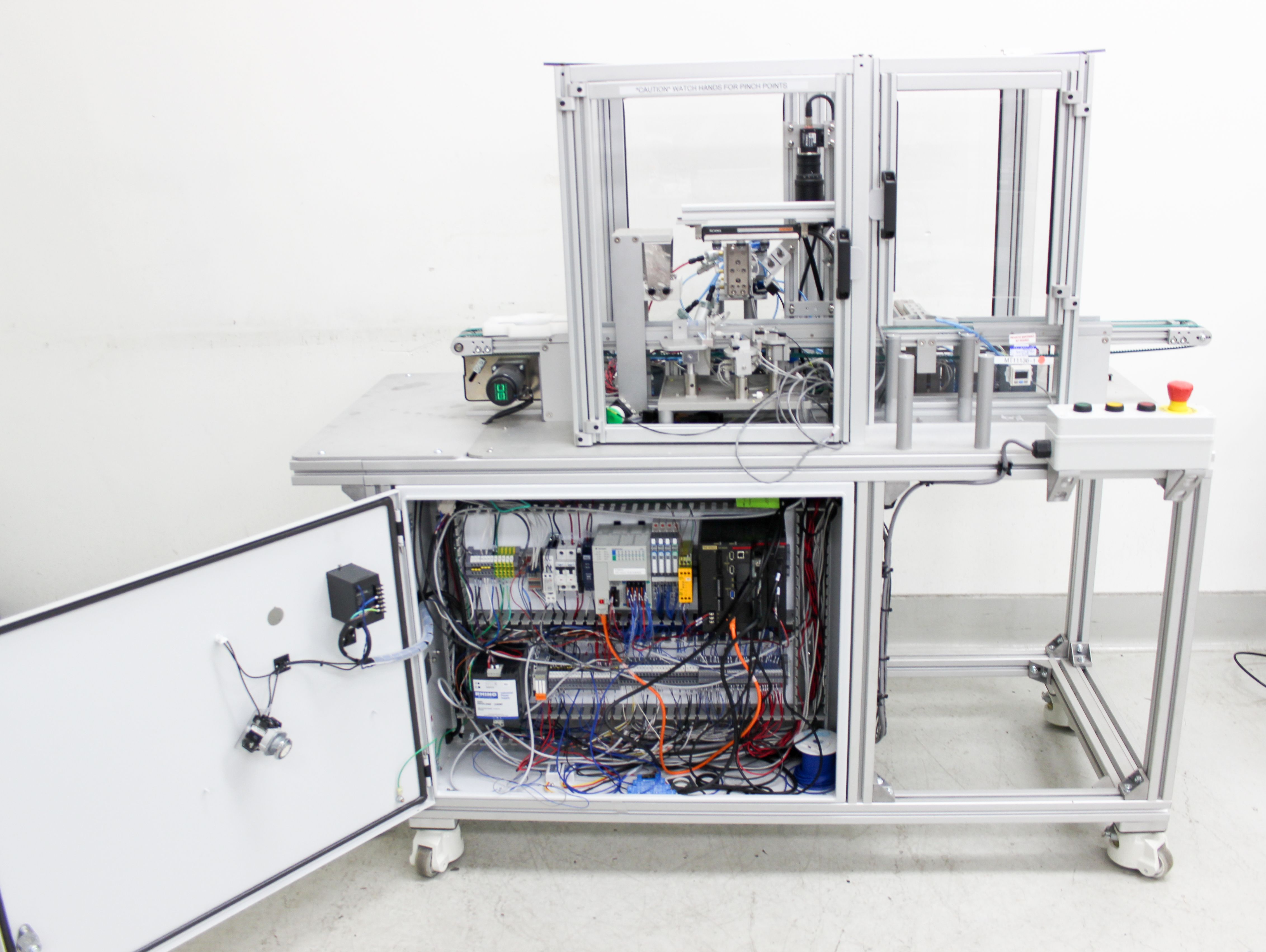 Keyence Misumi Conveyor System Accula Test Cartridge Manufacturing AS-IS Parts