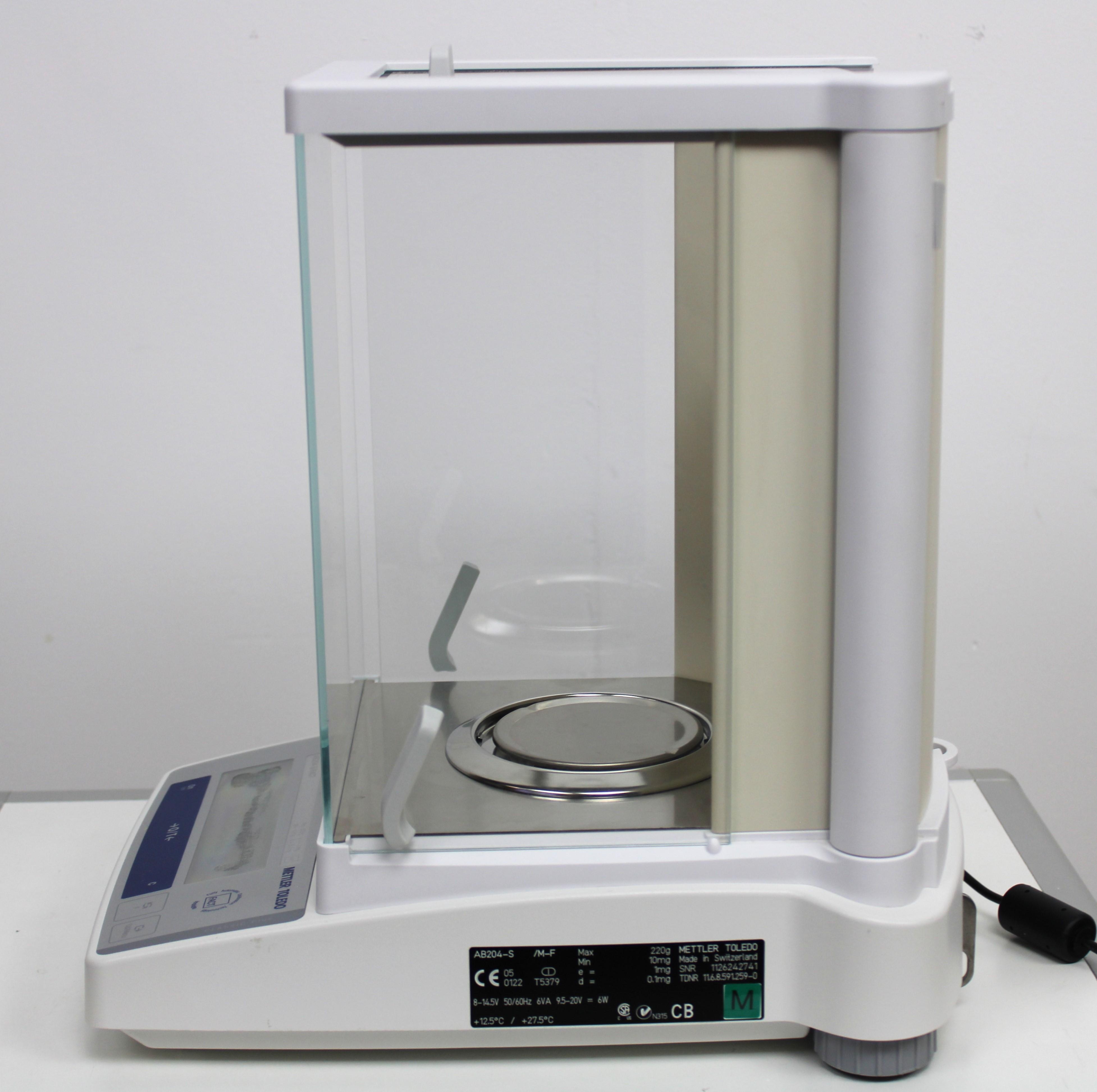 Mettler Toledo AB204-S Analytical Balance Compact Precision Weighing with RS232