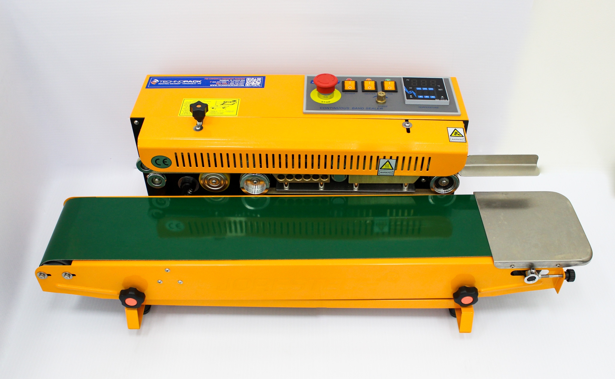 JORESTECH E-CBS-630D Band Sealer, Digital Temp, PE/Bopp Bags, Convertible Operation