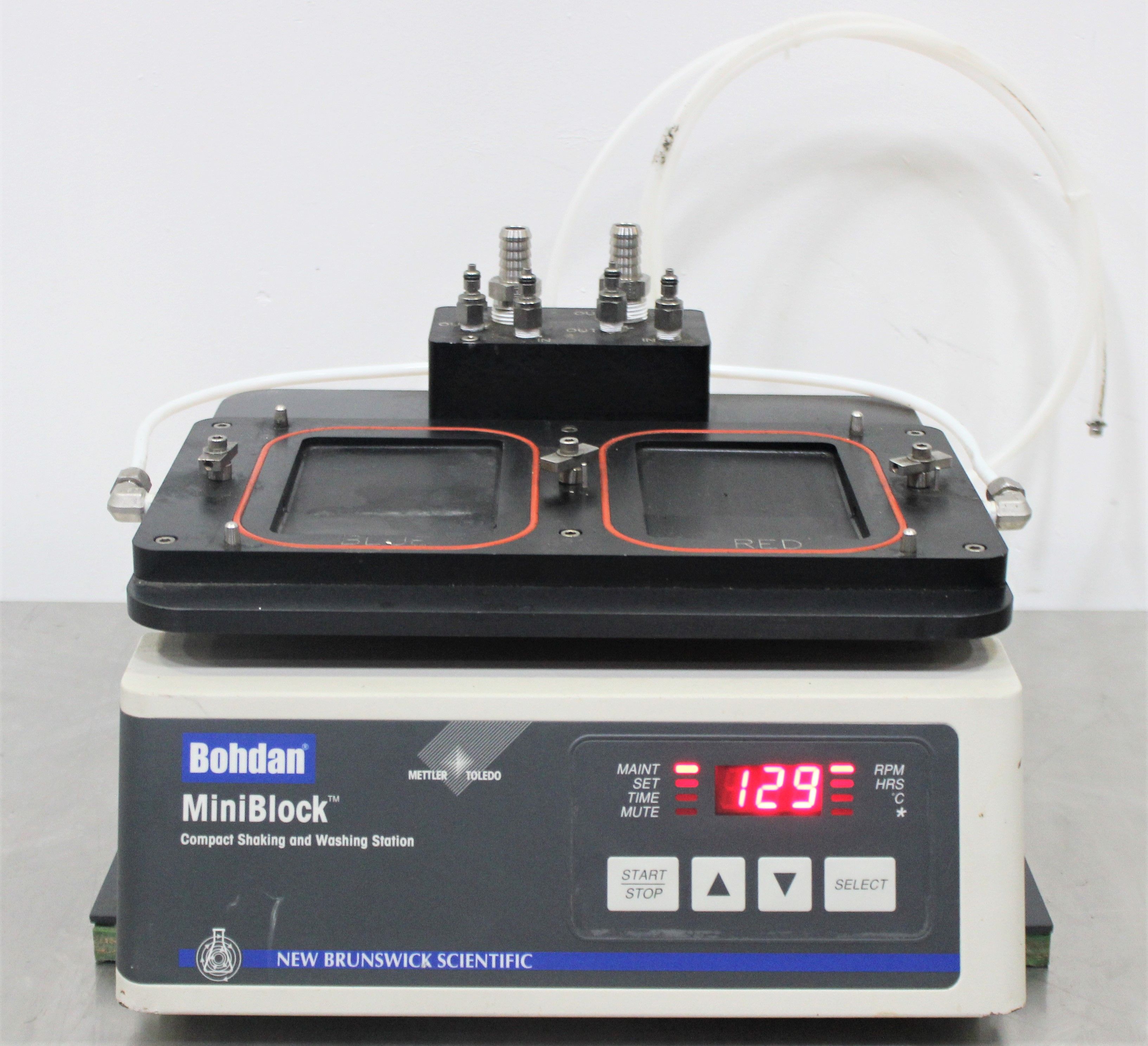 Mettler Toledo Bohdan MiniBlock Orbital Shaker with Wash Rinse Capability